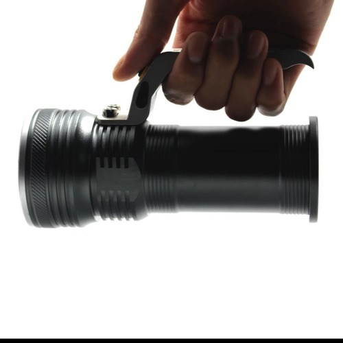 Lanterna LED recarregável Search Lanterna de 800 lúmens Lanterna cinza branca