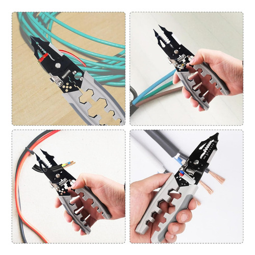 Alicate Cableado Cables De Precisión 28 En 1 Multifuncional