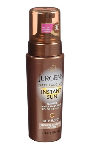 Jergens Instant Sun Deep Bronze 177 Ml Mousse Autobronceador