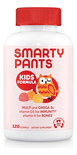 Smartypants Kids Formula Daily Gummy Multivitamin:  C, D3 Y