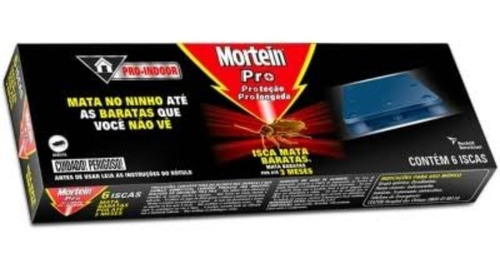 Mortein Pró Armadilhas De Baratas C/6 Iscas Na Caixa