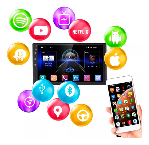 Kit Central Multimidia Android Mercedes Ml 2006 A 2010 Gps