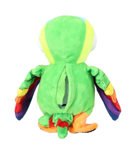 Imagen 8 de 8 de Pepe Lorito 20 Cm Peluche Interactivo La Granja De Zenon