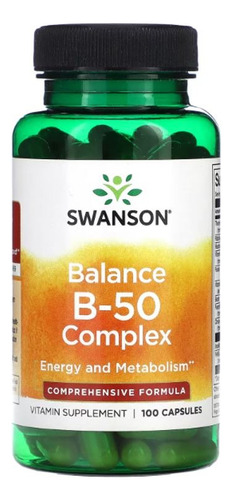 Swanson Balance B-50 Complex 100 Caps