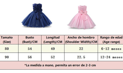 Vestido De Fiesta Con Tutú Y Moño Para Bebas/niñas Pequeñas