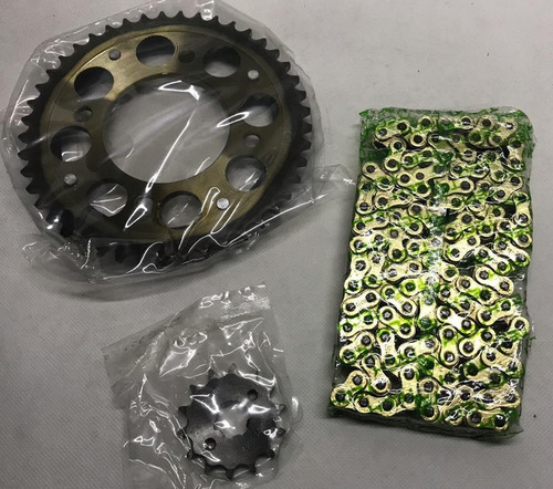Imagen 3 de 10 de Kit De Transmision Tech Honda Cb 190 14 45 428h Ref Dompa