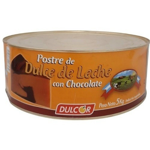 Postre De Dulce De Leche Con Chocolate Dulcor Lata 5 Kg Dpm