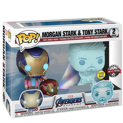 Juguete Funko Pop Marvel Morgana Stark Y Tony Stark