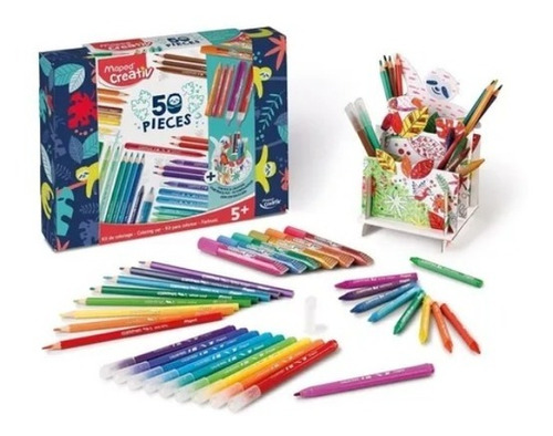 Kit Para Colorear 50 Piezas Maped Creativ En Magimundo!!