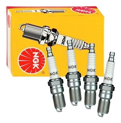 Kit 4 Bujias Ngk Fiat Palio 1.3 Mpi 8v Apto Gnc