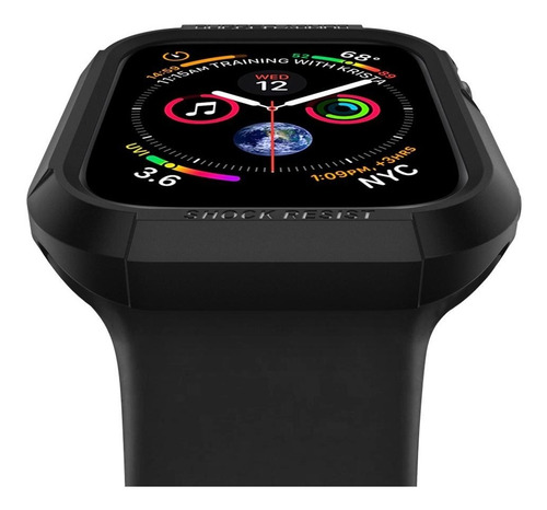 Case Original Spigen Apple Watch S4 44mm Rugged Armor Black