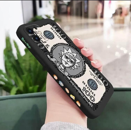 Funda Silicona Rick & Morty Para iPhone Todas Las Versiones