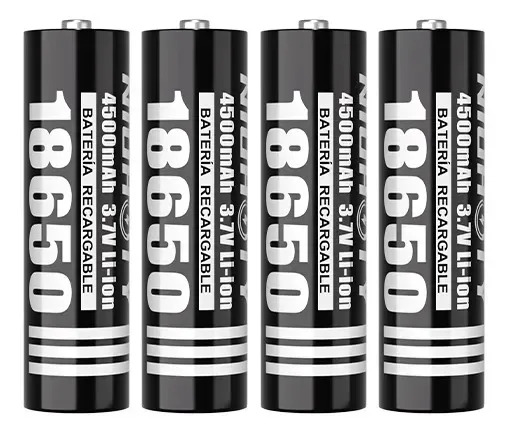 Pilas Recargables Li-ion 18650 de 4500 mAh para Dispositivos Electrónicos