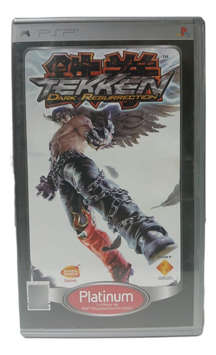 Tekken Dark Resurrection Mídia Física Psp Espanhol (Usado)