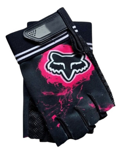 2 Pares De Guantes Transpirables Para Montar Con Medio Dedo