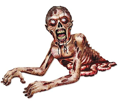 Beistle 00573 Zombie Crawler Articulado, 48.5  , Multicolor