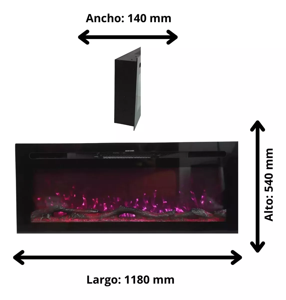 Segunda imagen para búsqueda de chimenea electrica