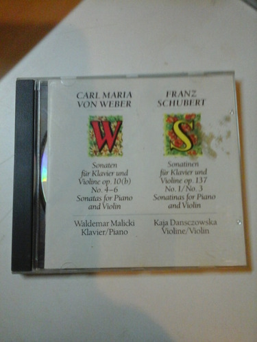 Cd 0105 - Carl Maria Von Weber - Franz Schubert 