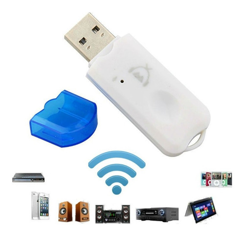 Receptor Bluetooth Usb Auto Estéreo Parlante Puertos Mp3 