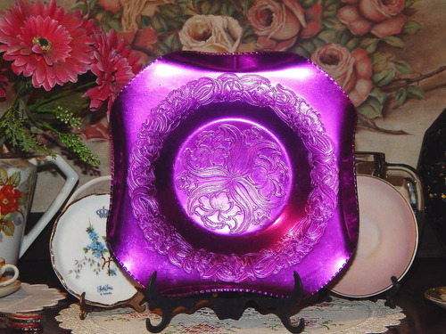 Prato Aluminio Anodizado Vintage - Color Craft Ind Violeta