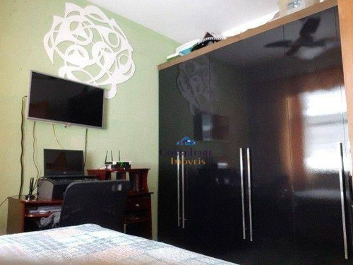 Imagem 4 de 20 de Apartamento Com 2 Dormitórios À Venda, 75 M² Por R$ 392.000,00 - Aparecida - Santos/sp - Ap6818