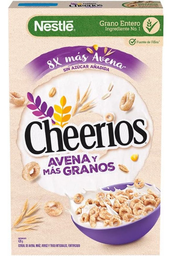 2 Pza Cereal De Avena Y Más Granos, 420 G