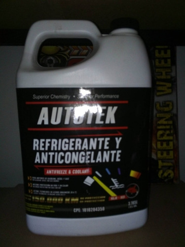 Garrafa Refrigerante Autotek Rojo 3,784 L