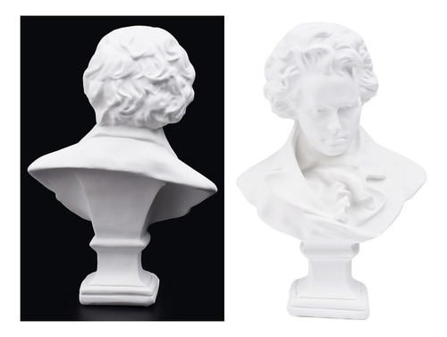 , Réplica De Estátua De Busto De Resina Beethoven De 6