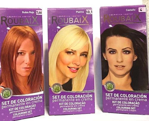 Tinta De Pelo Roubaix Gran Variedad X 12 Colores A Eleccion