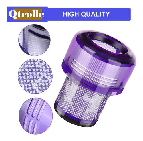 Reemplazo Del Filtro De Paquete Qtrollc 2 Para Dyson V11 Spi