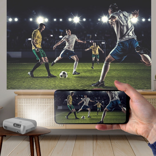Imagen 8 de 10 de Proyector 7000 Lumenes 1080p Portatil Bluetooth Vivibright