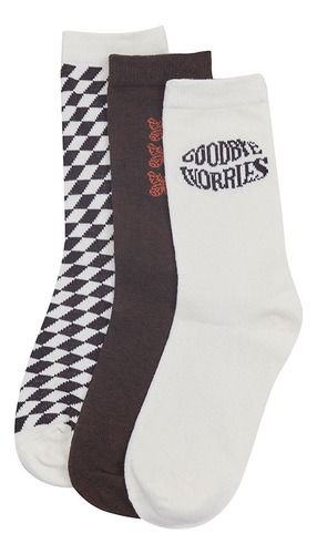 Calcetines Mujer Largos Goodbye Worries Corona