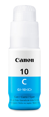 Tanque De Tinta Canon Gi-10 Cian 70ml Para G5010/g6010/g7010