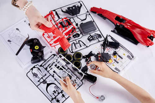 Kit Para Armar Coche De Control Remoto Rastar 1/16 Escala