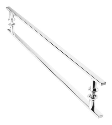 Puxadordireta ou esquerda S3GShop Master Inox Slim cor prateado polido alto brilho unidadepor unidad