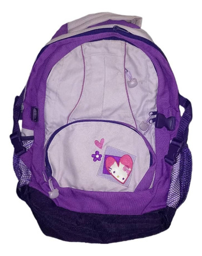 Bolso Escolar 3 En 1 De 50x45x17 Cm, De Hello Kitty Oferta