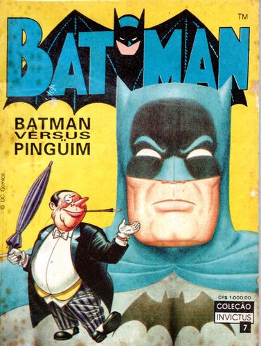 Batman N° 07 Colecao Invictus - Em Português - Editora Sampa - Formato 13 X 17 - Capa Mole - Bonellihq 7 Cx447 H23