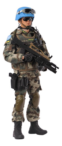 Coleção 1:6 De Ação Conjunto Completo 30cm Marinha Verde
