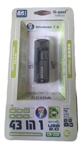 Lector De Tarjetas Y Memorias Usb 43 En 1