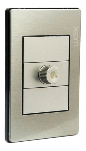 Placa Metalica Con Dimmer Bp04 Lucek