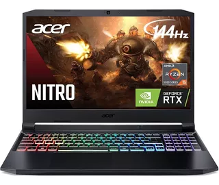 Acer Nitro 5 Ryzen 5 Rtx 3060 Fhd 144hz Ips 512gb Ssd Rgb