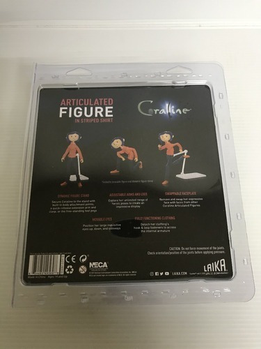 Coraline Jones In Striped Shirt Figura 17cm Neca Original