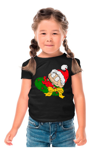 Playera De Niño O Niña De Dil Pickles Corona Navideño 