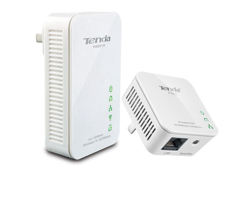 Extensor Powerline Tenda Pw201a+p200 Inalambrico Rj-45