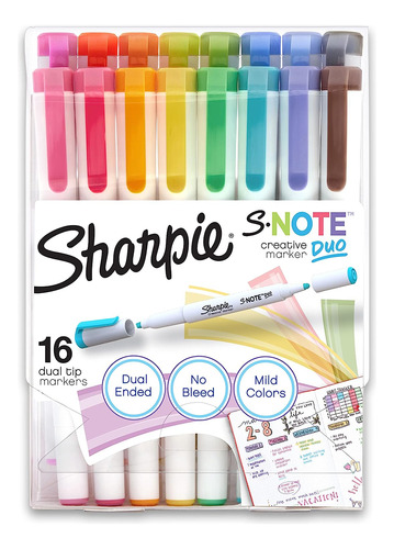 Marcadores Creativos Sharpie S-note Duo De Doble Punta, P...