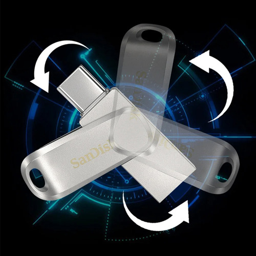Memoria Usb 3.2 Gen 1 Sandisk 64 Gb Dual Pendrive 400 Mb/s