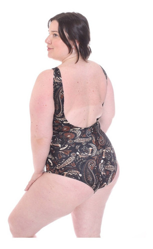 Imagen 3 de 8 de Malla Entera Mujer Talles Especiales - Grandes Art 247 Local
