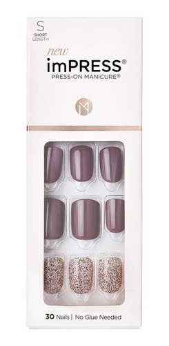 Uñas Impress Marca Kiss / Press-on - Modelo Night Fever