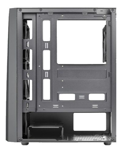 Imagen 6 de 7 de Gabinete Gamer Aerocool Blade-g-bk-v1 Mid Tower Black Rgb