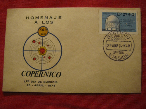 Sobre Primer Día 1974 Copernico